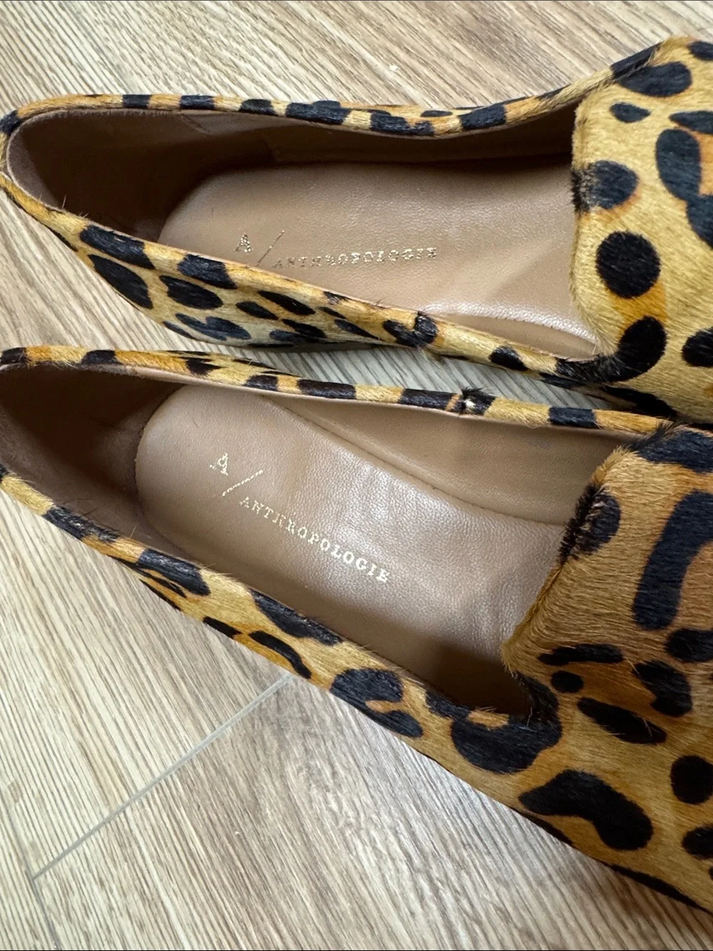 Anthropologie Arlo Easy Loafers in Leopard-Print